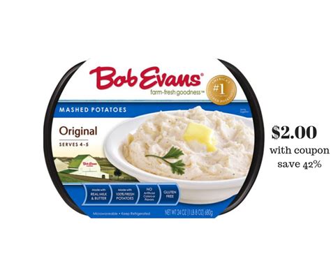 Bob Evans Refrigerated Sides $2.00 with Coupons - Super Safeway