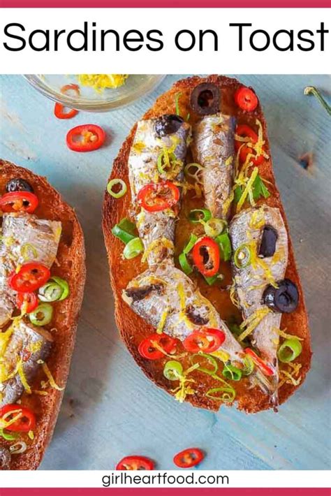 Sardines on Toast | Girl Heart Food®