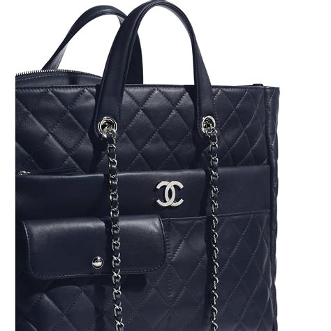 Chanel Large Shopping Bag Calfskin Handbag | Walden Wong