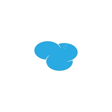 Blue Cloud Logo Vector Icon Design Shape Modern Corporate Vector, Shape, Modern, Corporate PNG ...