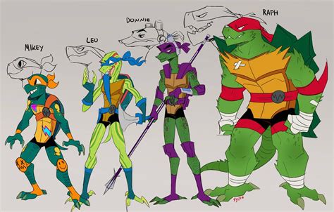 [TMNT] - stylized turts by Sylthian | Teenage mutant ninja turtles art, Tmnt turtles, Ninja ...