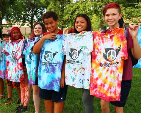 Custom T-Shirts for Peacebuilders Camp Tie Dye - Shirt Design Ideas