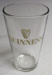 Guinness Beer Pint Glass