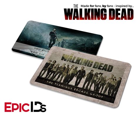 The Walking Dead Season 4 "Terminus Escape Group" Collectible Card - Epic IDs