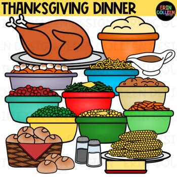 Thanksgiving Dinner Clipart | 71 Images | Build A Thanksgiving Dinner Plate