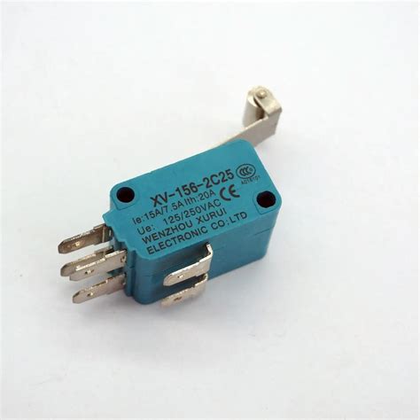 XV 156 2C25 SPDT NO+NC Basic Micro Switch Roller Lever Bolt Terminal Type-in Switches from ...