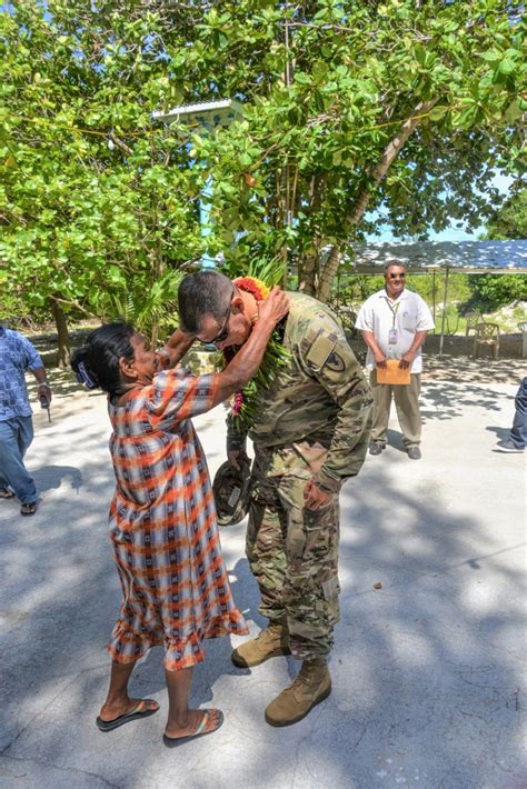 U.S. Army Garrison-Kwajalein Atoll Commander Visits Ebeye, Furthering U ...