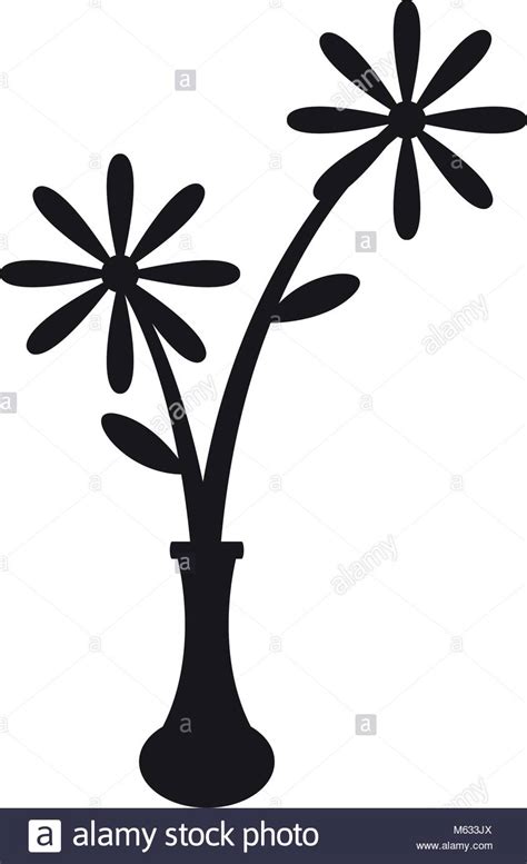 Flower Pot Silhouette at GetDrawings | Free download