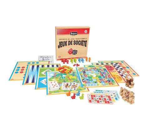 Coffret De Jeux De Société Traditionnels - Coffret En Bois - Jeux - Jouets BUT