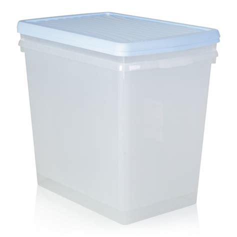 Extra Large Tall Plastic Storage Boxes 90 Litre Capacity Stacking