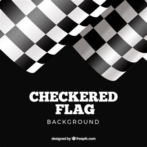 Premium Vector | Checkered flag design