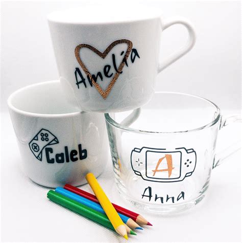 Personalised Kids Mugs Children's Name Mugs Mini Mugs | Etsy