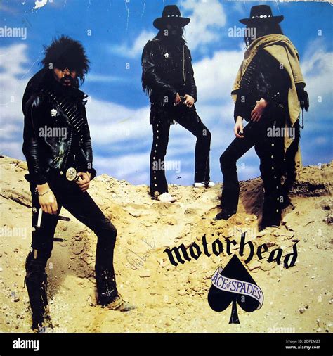 Motorhead ace spades 70 - Vintage Vinyl Record Cover Stock Photo - Alamy