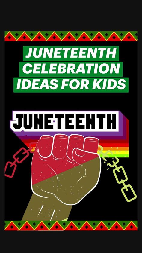 JUNETEENTH CELEBRATION IDEAS FOR KIDS [LEARNING ABOUT JUNETEENTH] | Printables free kids ...