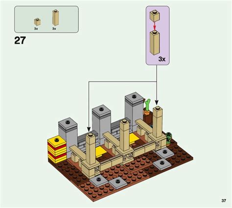 LEGO 21171 The Horse Stable Instructions, Minecraft - Minifig-scale