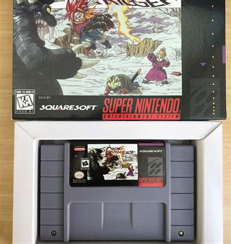 Chrono Trigger Snes Us Version With Retail Box