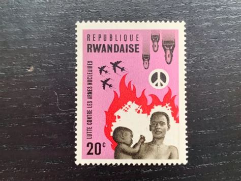RWANDA REPUBLIQUE RWANDAISE 1966 Fight Against Use Of Nuclear Weapons 20C Mint $0.65 - PicClick