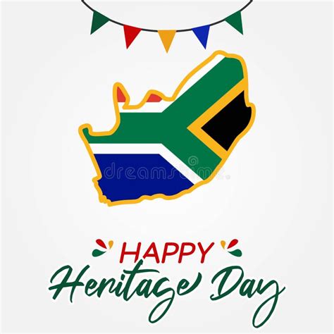 Happy Heritage Day South Africa Vector Illustration Stock Vector - Illustration of national ...