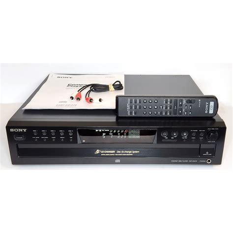 Sony CDP-CE375 5-Disc Carousel CD Changer Player – VCR-DVD.com