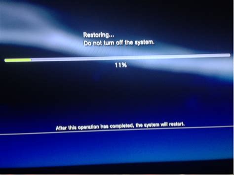 Ps3 Restore File System Taking A Long Time - acclaimedmoms