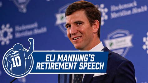 Eli Manning Retirement Press Conference | New York Giants - YouTube