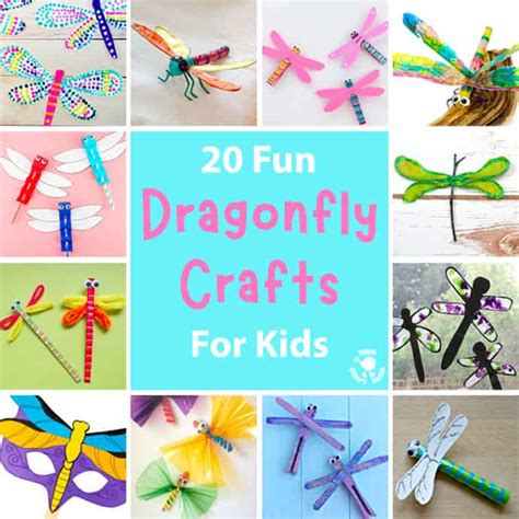 20 Pretty Dragonfly Crafts For Kids - Kids Craft Room