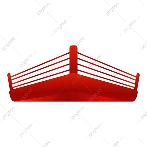 Boxing Ring Clipart Vector, Boxing Ring Icon Cartoon Vector, Cartoon ...