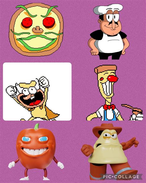 Pizza Tower Characters by Sonicanimations1991 on DeviantArt