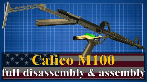 Calico M100: Full Disassembly Assembly, 58% OFF