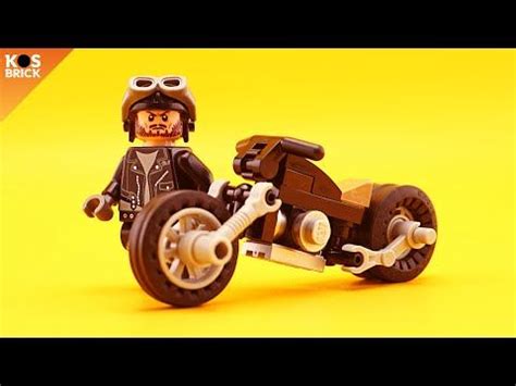 Lego Harley Motorcycle / Chopper Motorbike (Tutorial) - YouTube in 2023 ...