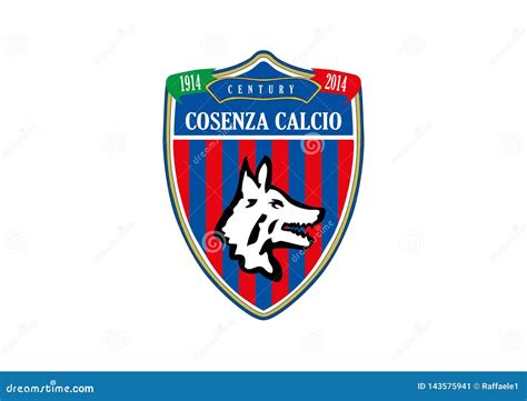 Cosenza Calcio Logo editorial photo. Illustration of world - 143575941