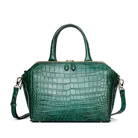 Why use crocodile skin to create the handbag