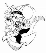 Doctor Strange Coloring Pages  Best For Kids sketch template