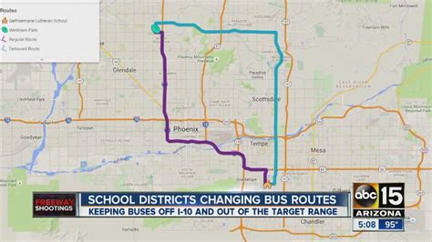 School districts changing bus routes - YouTube