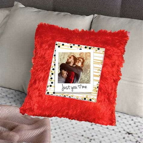 Customized Pillows - Just You & Me - Red - Personalizedgift.in