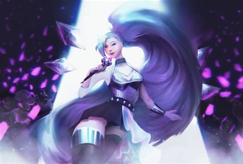 ArtStation - Seraphine K\DA ALL OUT (league of legends) fan art