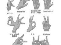 9 Blood gang signs ideas | gang signs, gang, gang culture