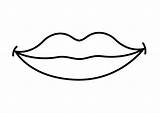 Coloring Page mouth  Free Printables Img 26916 sketch template