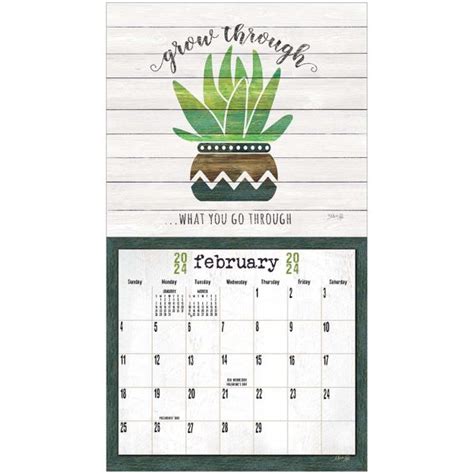 Legacy 2024 Calendar Words to Live By Fits Wall Frame Calender