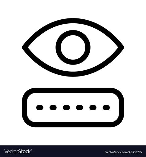 Show password icon Royalty Free Vector Image - VectorStock