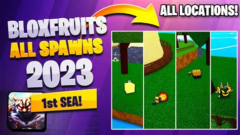 ALL FRUIT SPAWN LOCATIONS - Bloxfruits - YouTube