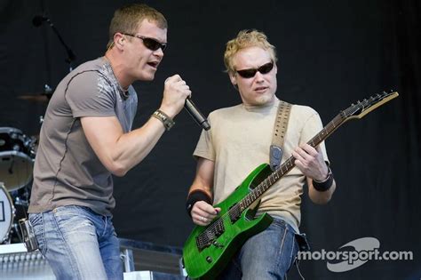 Brad Arnold, lead singer for 3 Doors Down, performs at All-Star ...