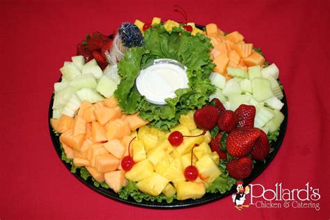 Fruit Platter with Dip – Pollard's Chicken