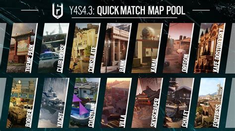 Rainbow Six Siege - New Quick Match map pool update for the Y4S4.3 patch - DigiStatement