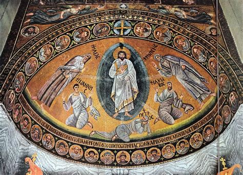 Transfiguration of Jesus apse mosaic, monastery of St Catherine, Mount ...