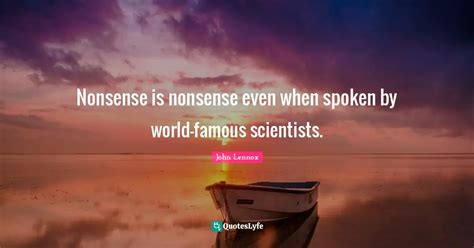 Best John Lennox Quotes with images to share and download for free at QuotesLyfe