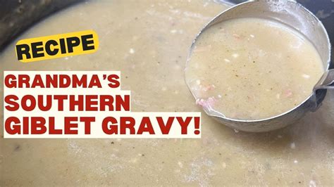 Grandma's Southern Giblet Gravy - Perfect w/ Cornbread Dressing! - I Heart Recipes - YouTube