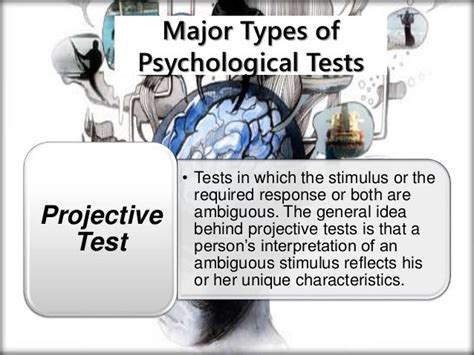 Types of psychological test