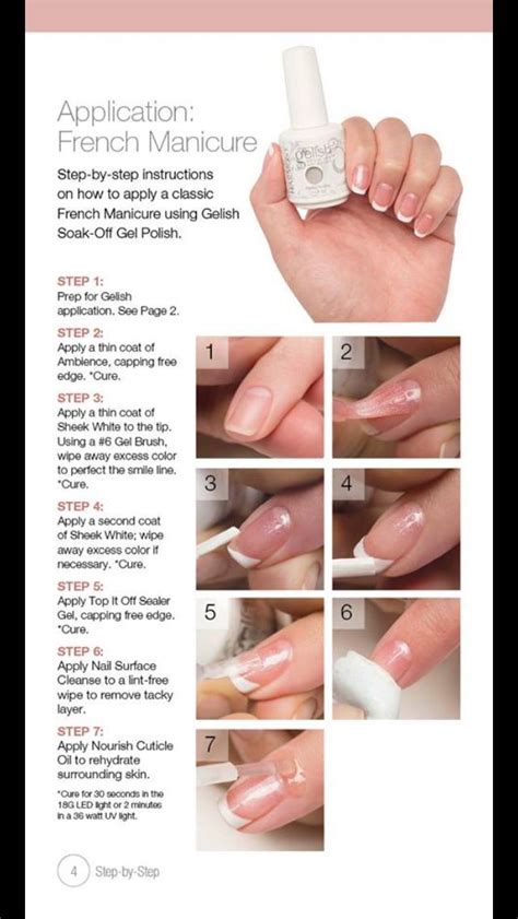 Gel french manicure, Manicure steps, French manicures diy