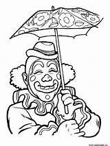 Clown Adult Coloring Pages sketch template
